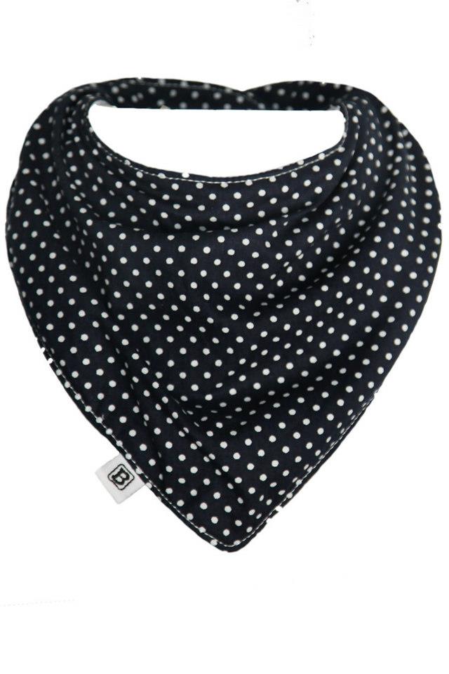 Bandana Bib - Navy Spot