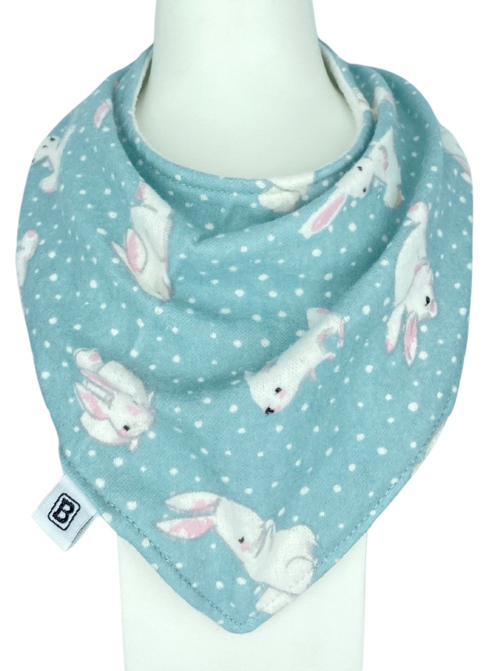 Bandana Bib - Fuzzy Bunnies