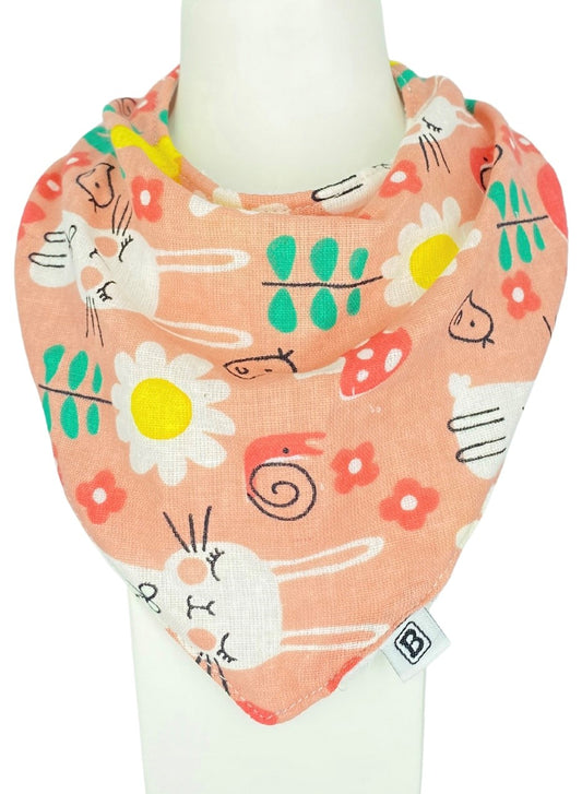 Bandana Bib - Spring Bunnies