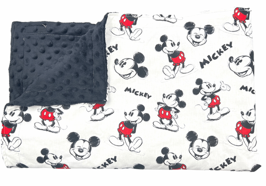 Minky Blanket - Mickey Mouse